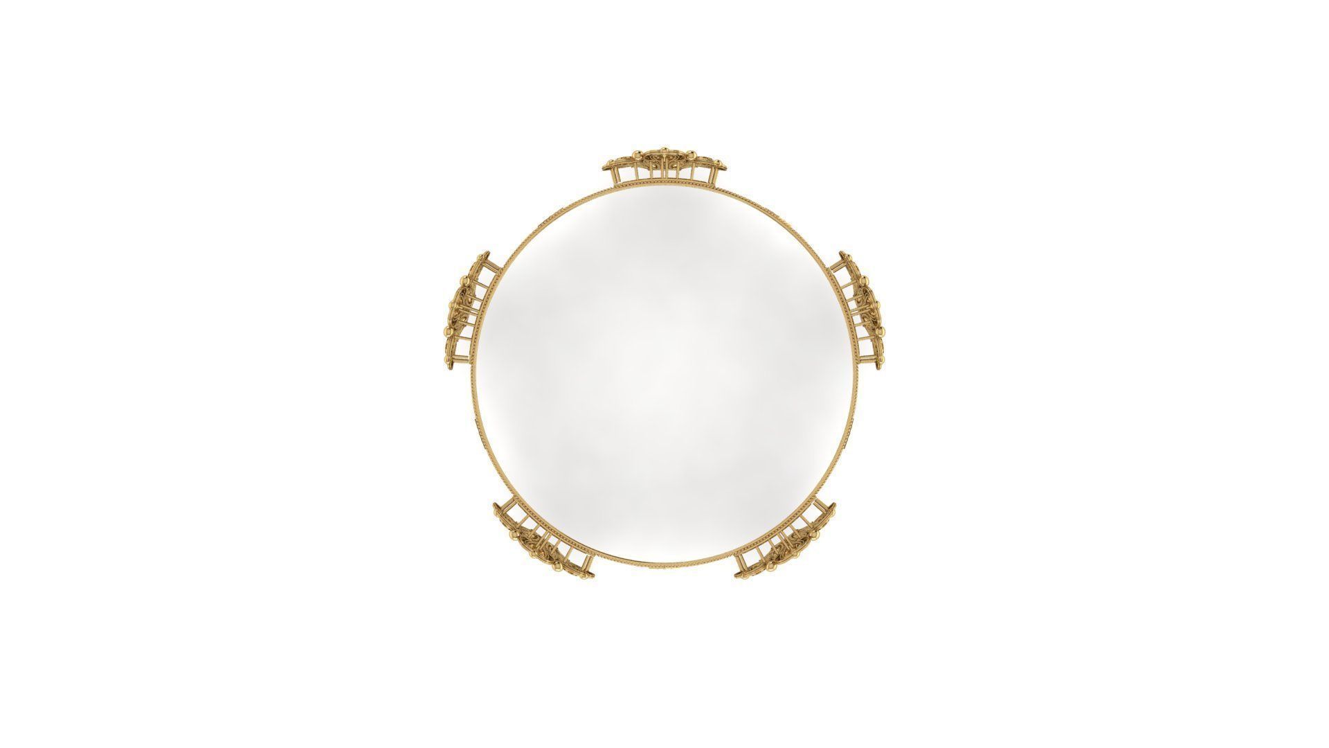 Bangle gold filigree 3D print model_2