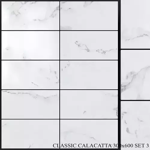 Yurtbay Seramik Classic Calacatta 300x600 Set 3 3D model