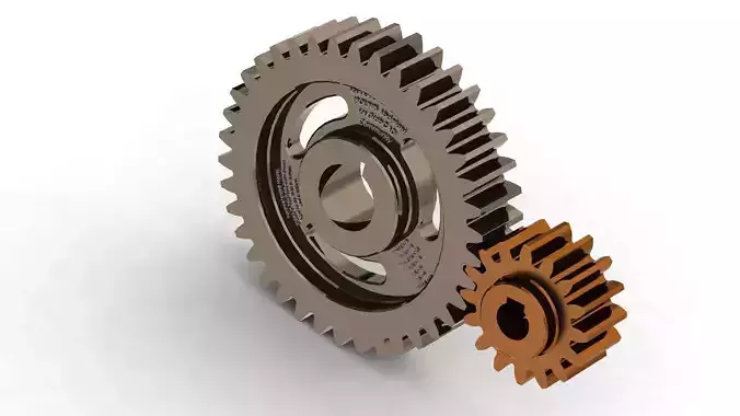 Spur Gear Paramertrized Model CATIA v5 original model