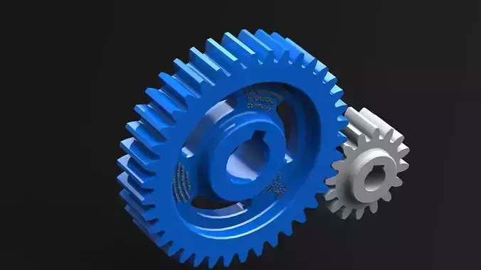Spur Gear Paramertrized Model CATIA v5 original model