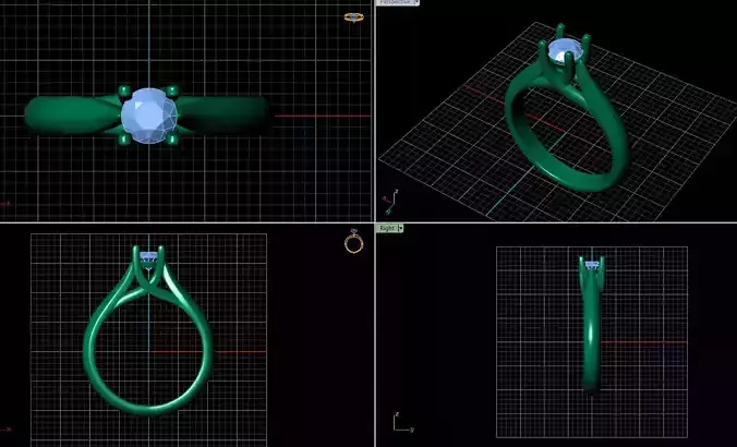 Zukib-0002-W-Ge0001 - Diamond ring so nice - so simple