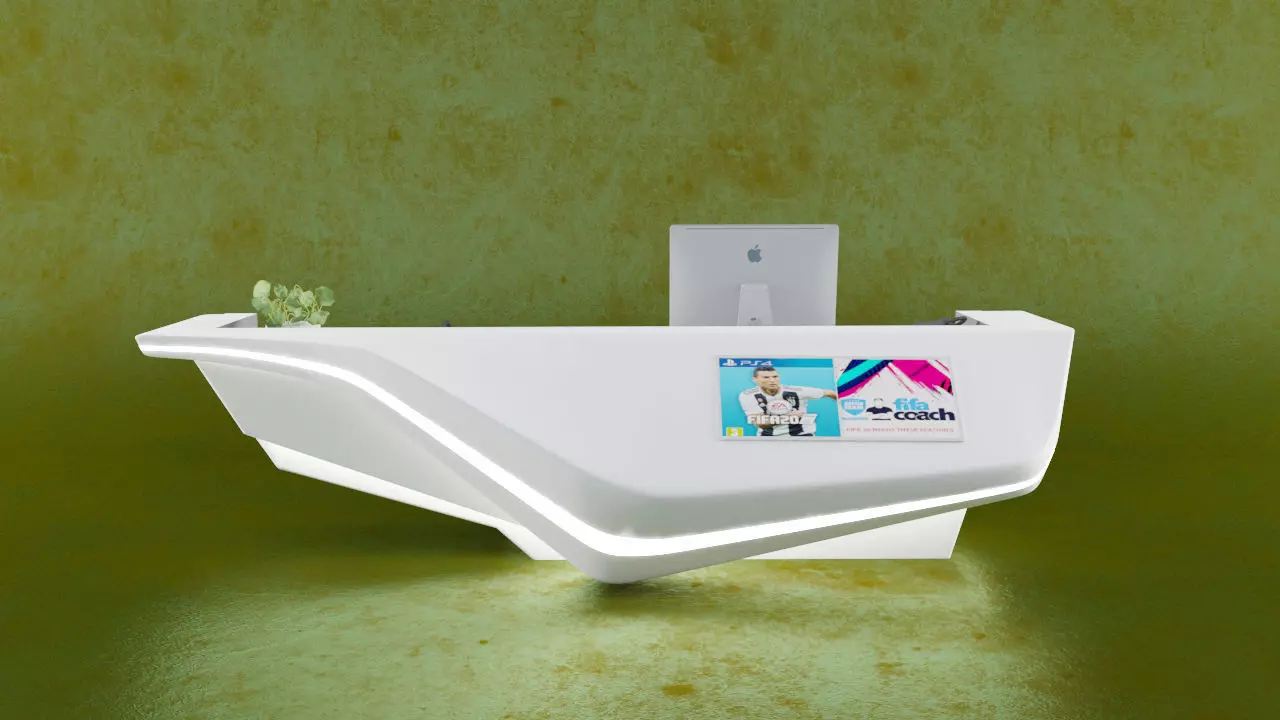 Reception Counter 11 3D model_0