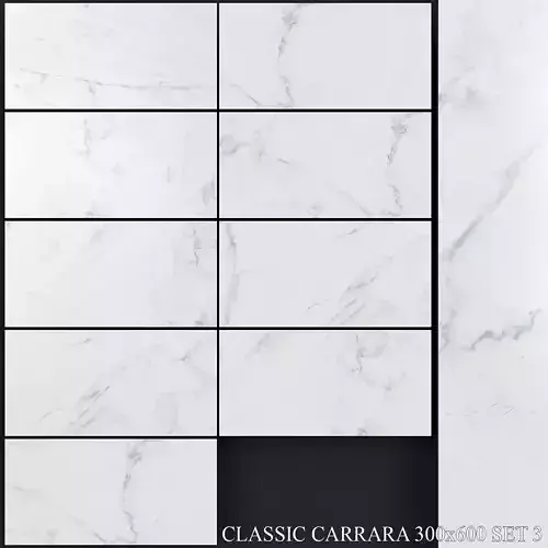 Yurtbay Seramik Classic Carrara 300x600 Set 3