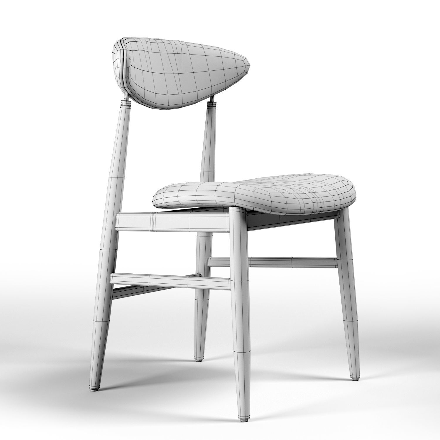Chair Gubi Gent 3D model_2