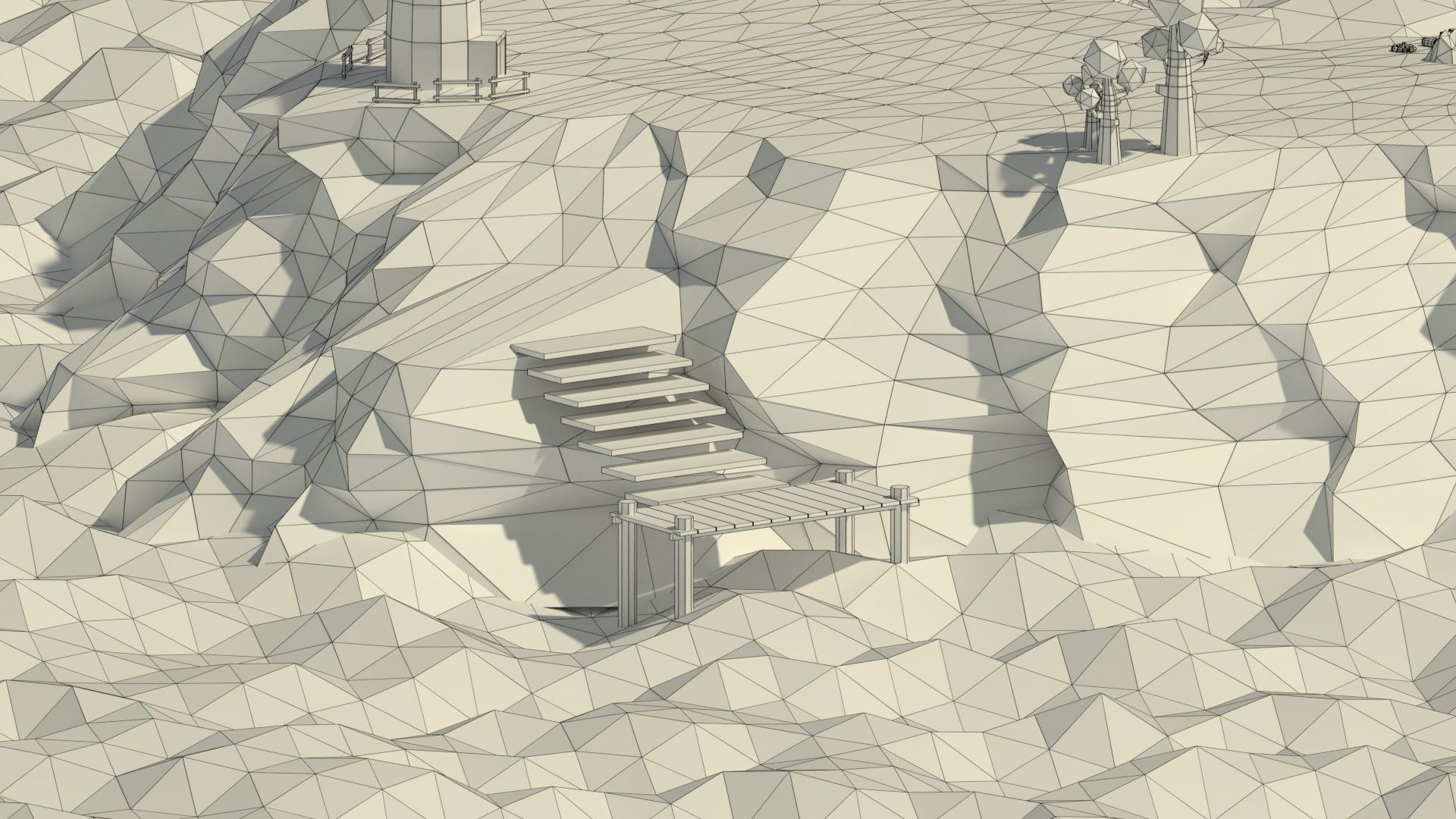 Low Poly Island Pack Low-poly 3D model_4