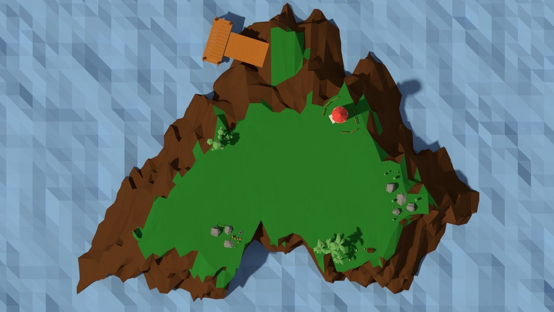 Low Poly Island Pack Low-poly 3D model_11