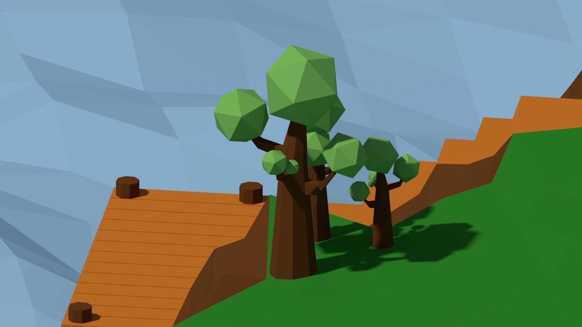 Low Poly Island Pack Low-poly 3D model_7