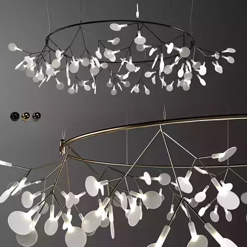 Chandelier Moooi Heracleum Big O Small