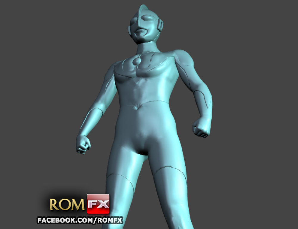 Ultraman Type-C 3D Figure Printable 3D print model_6