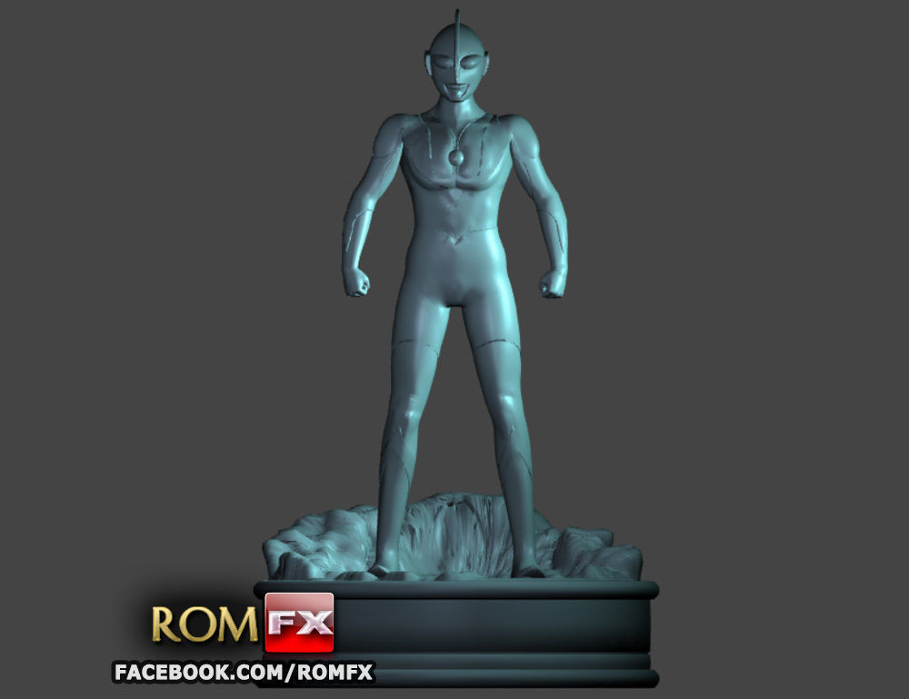 Ultraman Type-C 3D Figure Printable 3D print model_1