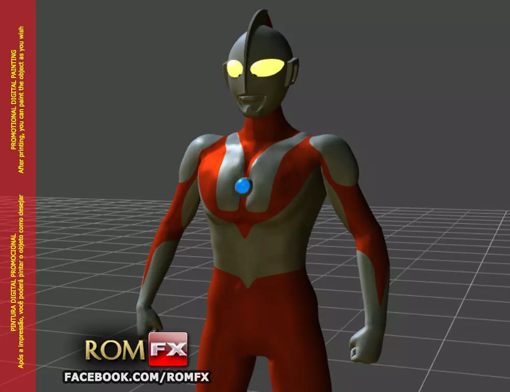 Ultraman Type-C 3D Figure Printable 3D print model_0