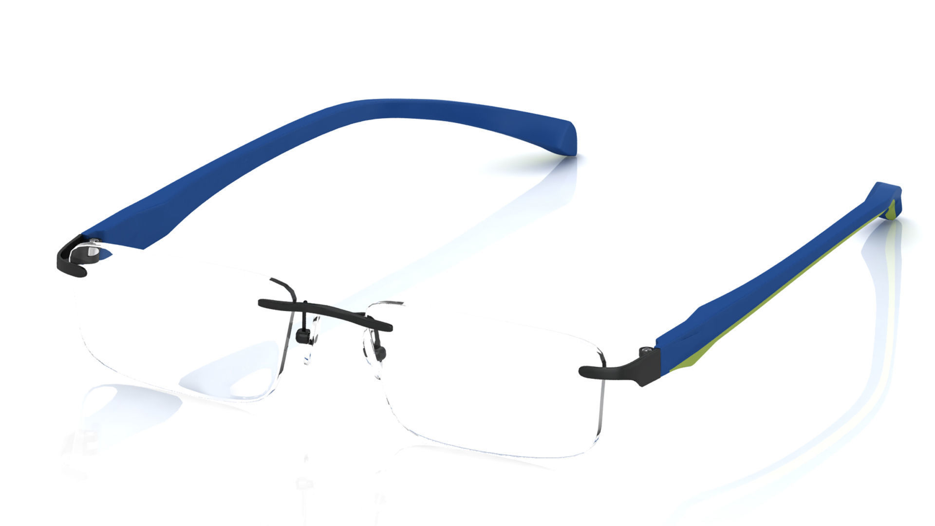 Eyeglasses for Men and Women 3D print model_1