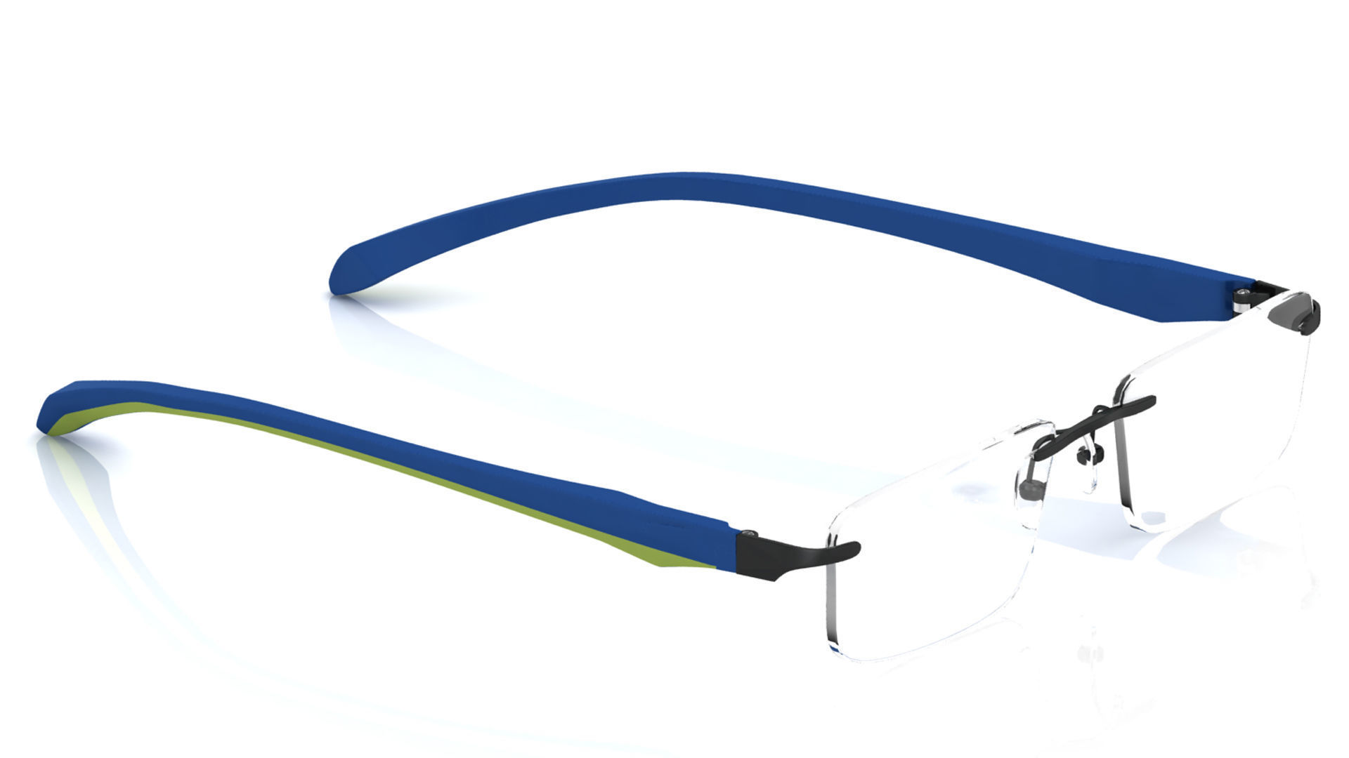 Eyeglasses for Men and Women 3D print model_3