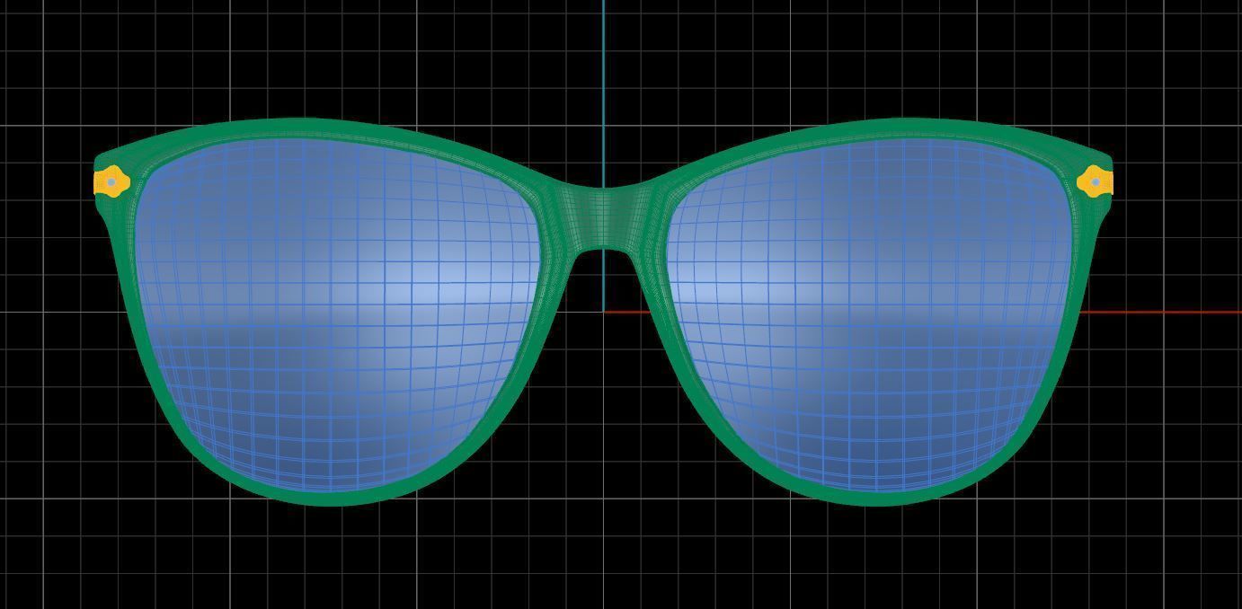 Eyeglasses for Men and Women 3D print model_7