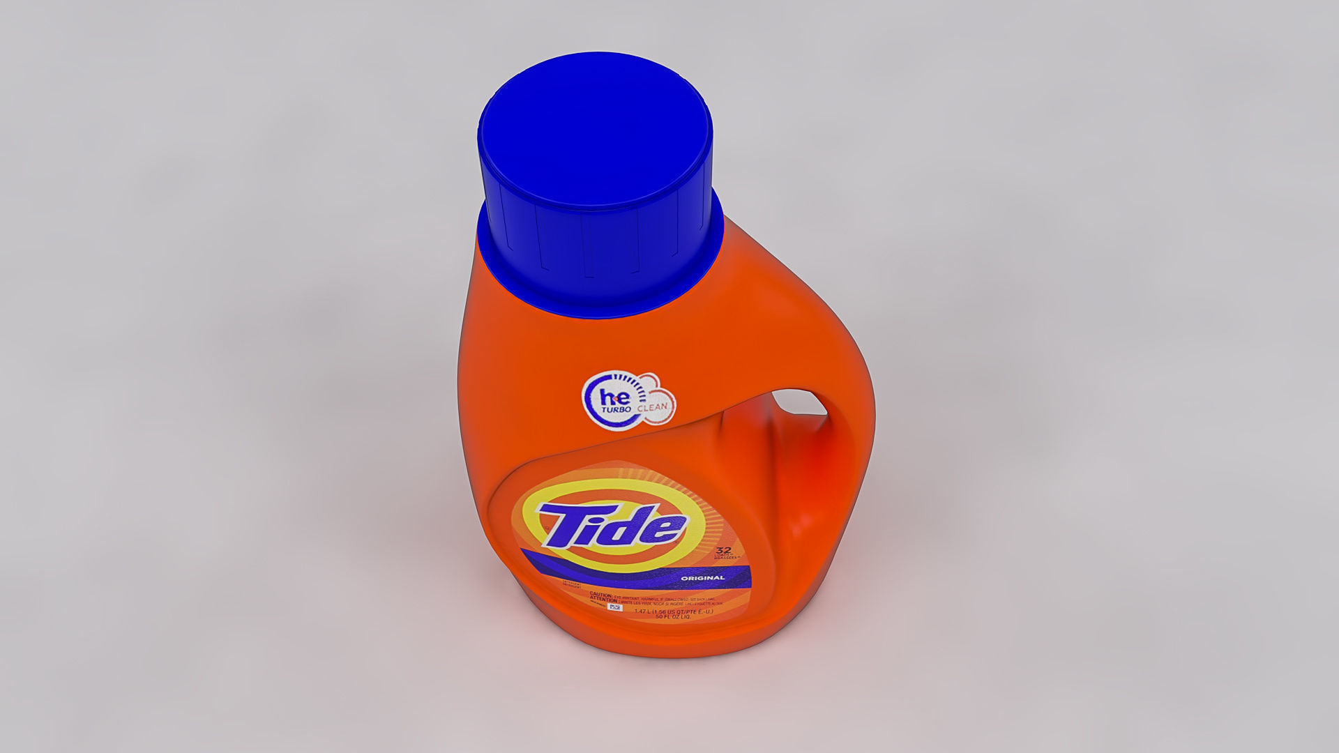 Tide Detergent Bottle 3D model_12