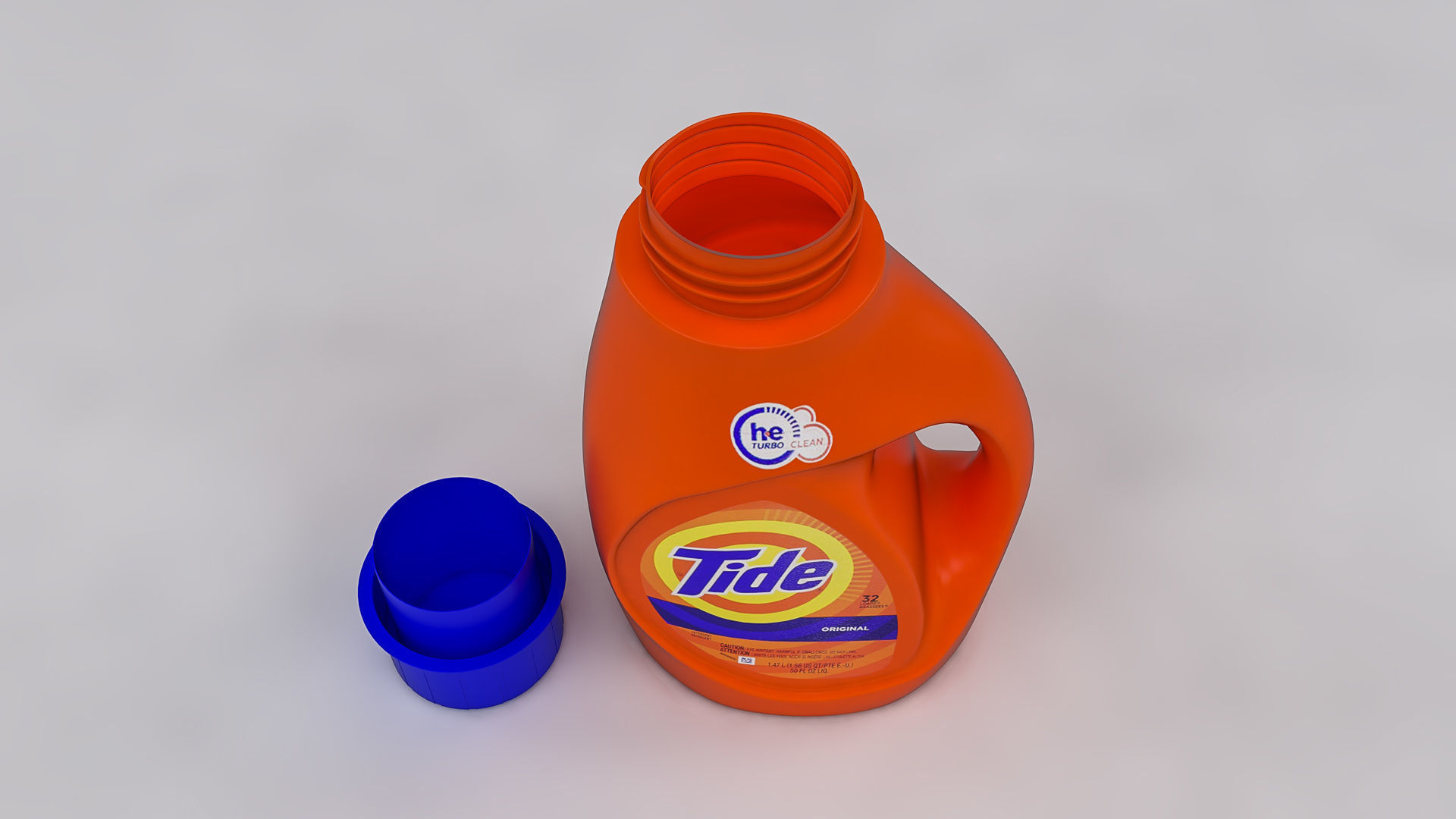 Tide Detergent Bottle 3D model_17