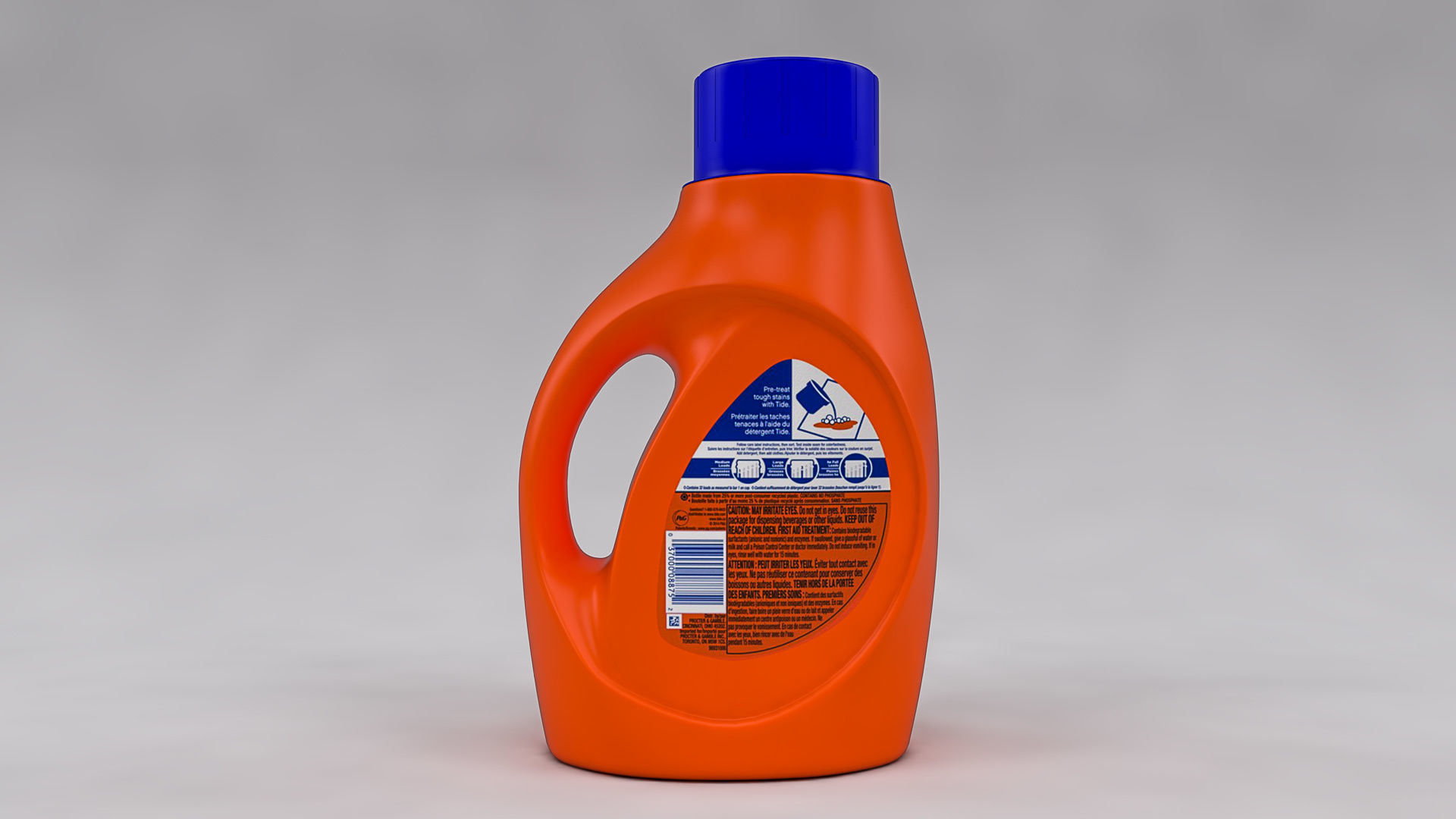 Tide Detergent Bottle 3D model_1