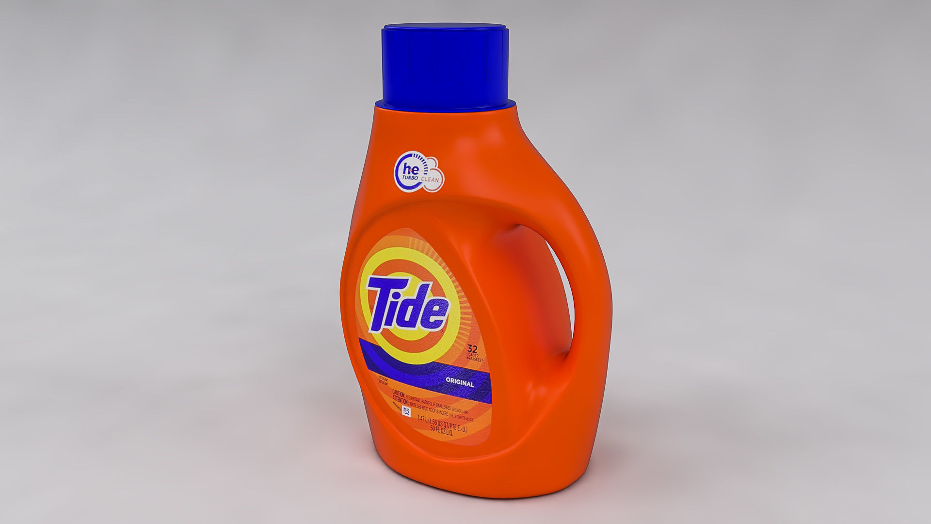 Tide Detergent Bottle 3D model_13