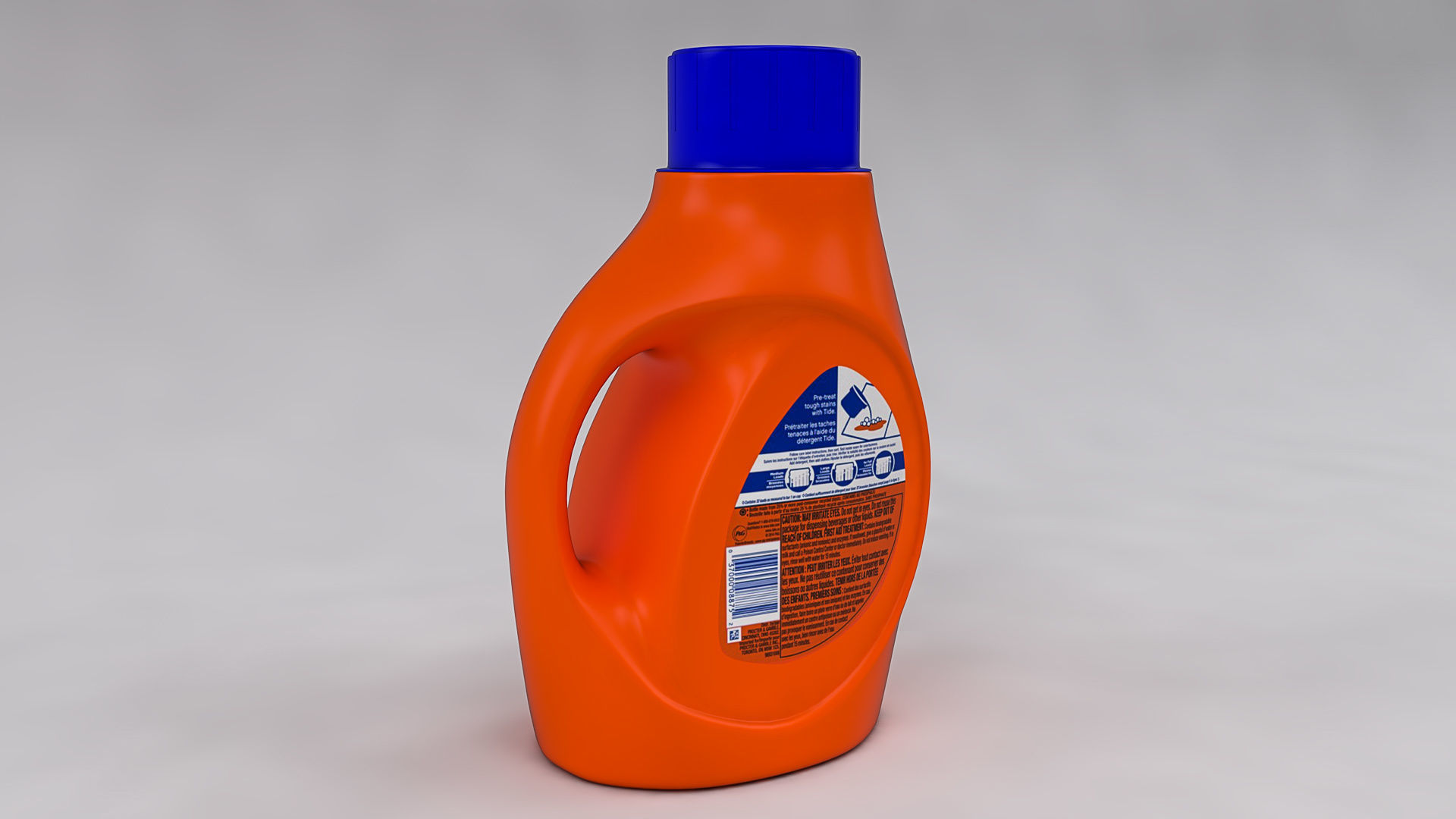 Tide Detergent Bottle 3D model_7