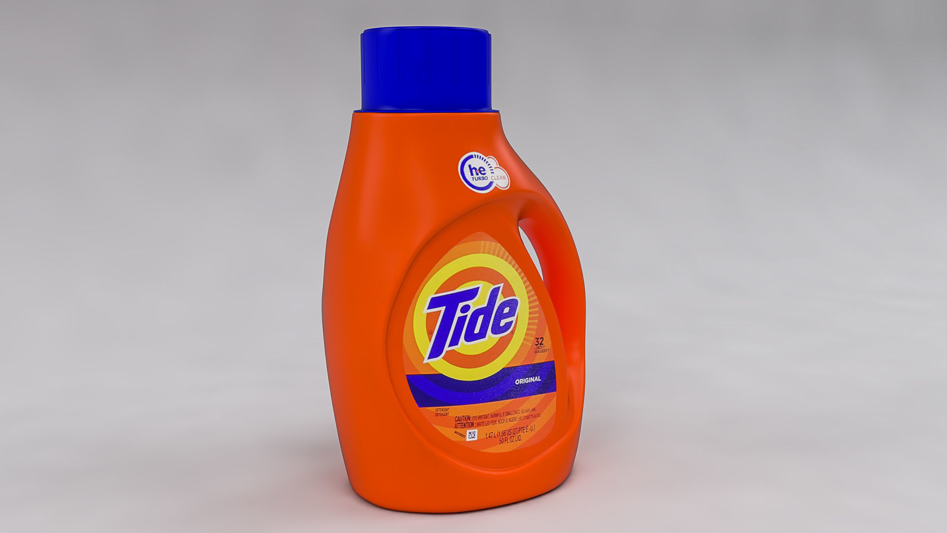 Tide Detergent Bottle 3D model_4