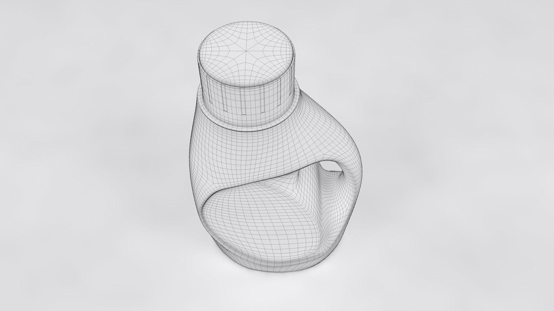 Tide Detergent Bottle 3D model_16