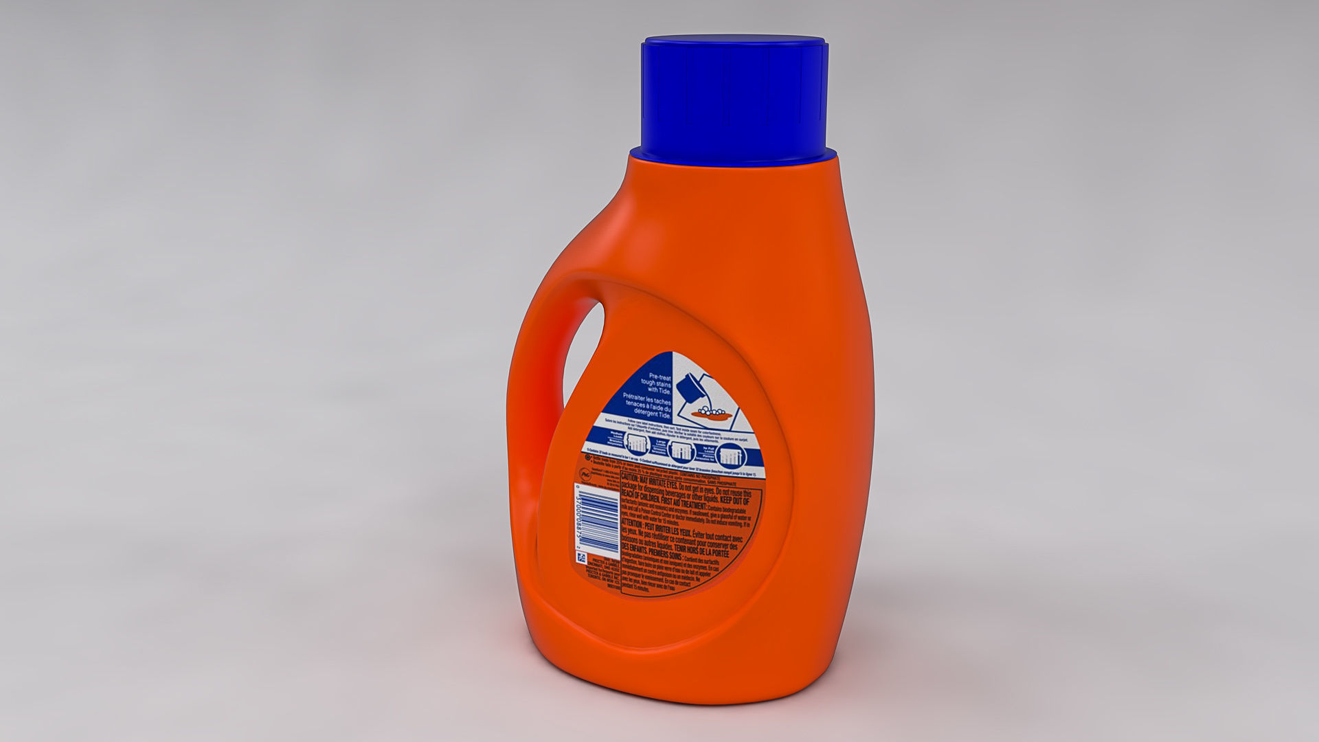 Tide Detergent Bottle 3D model_8