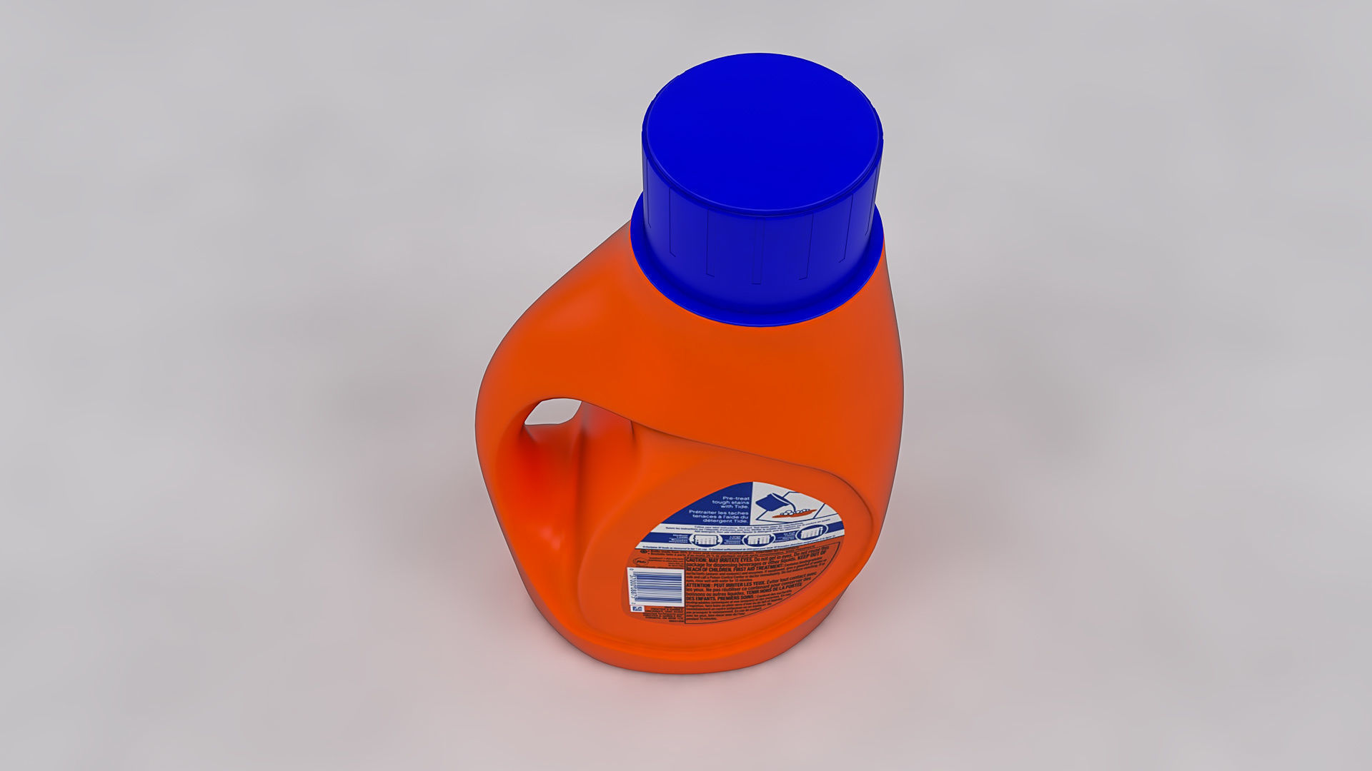 Tide Detergent Bottle 3D model_14