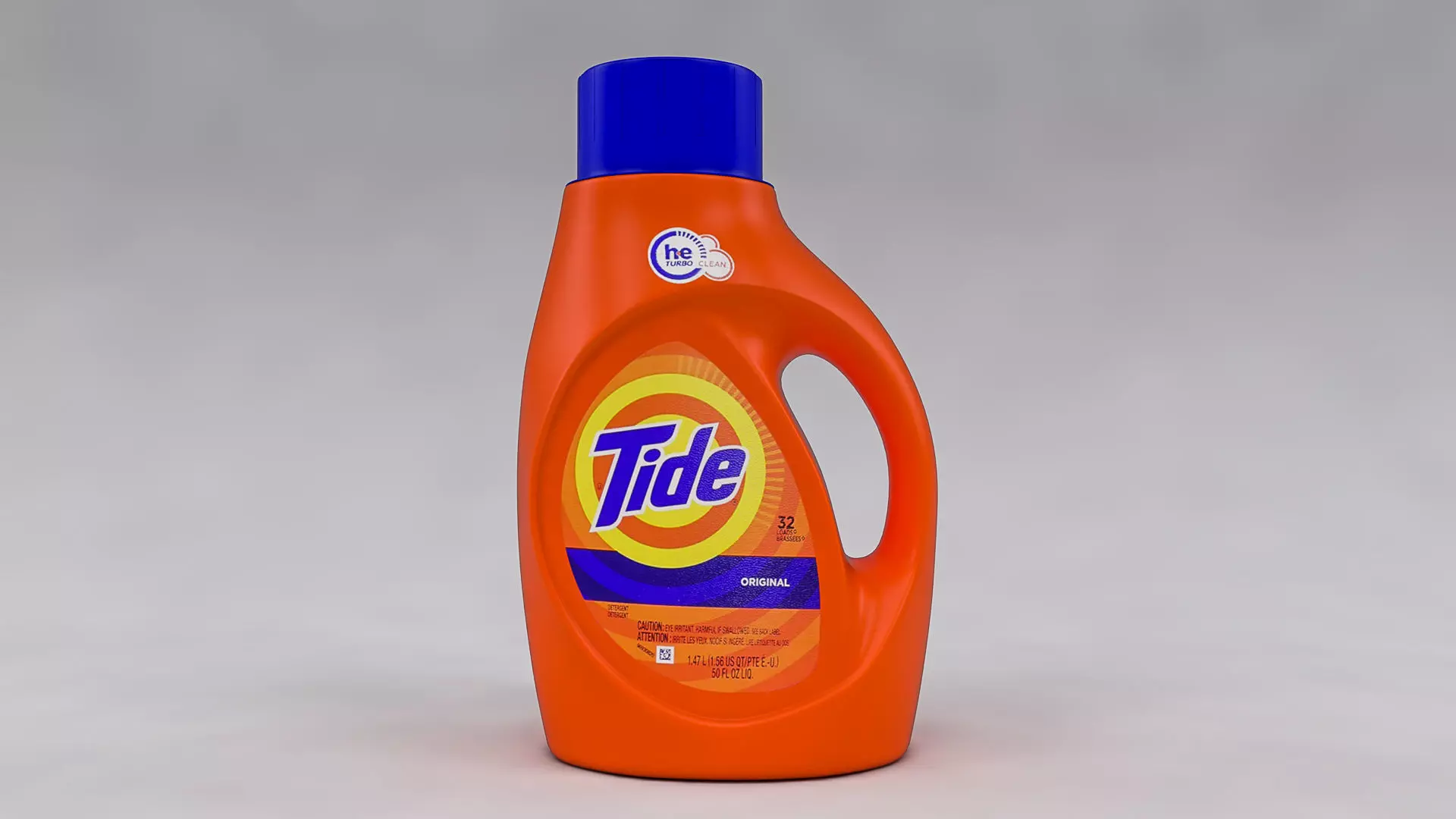 Tide Detergent Bottle 3D model_0