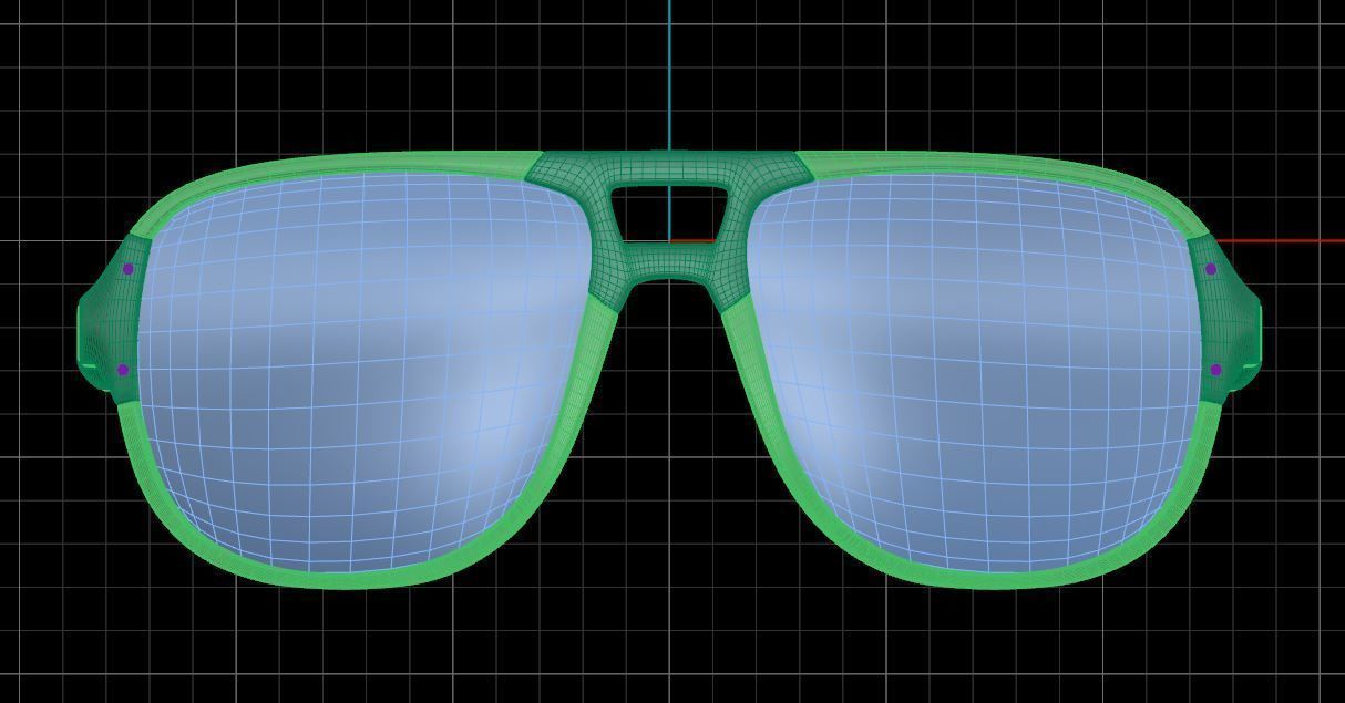 Eyeglasses for Men and Women 3D print model_6