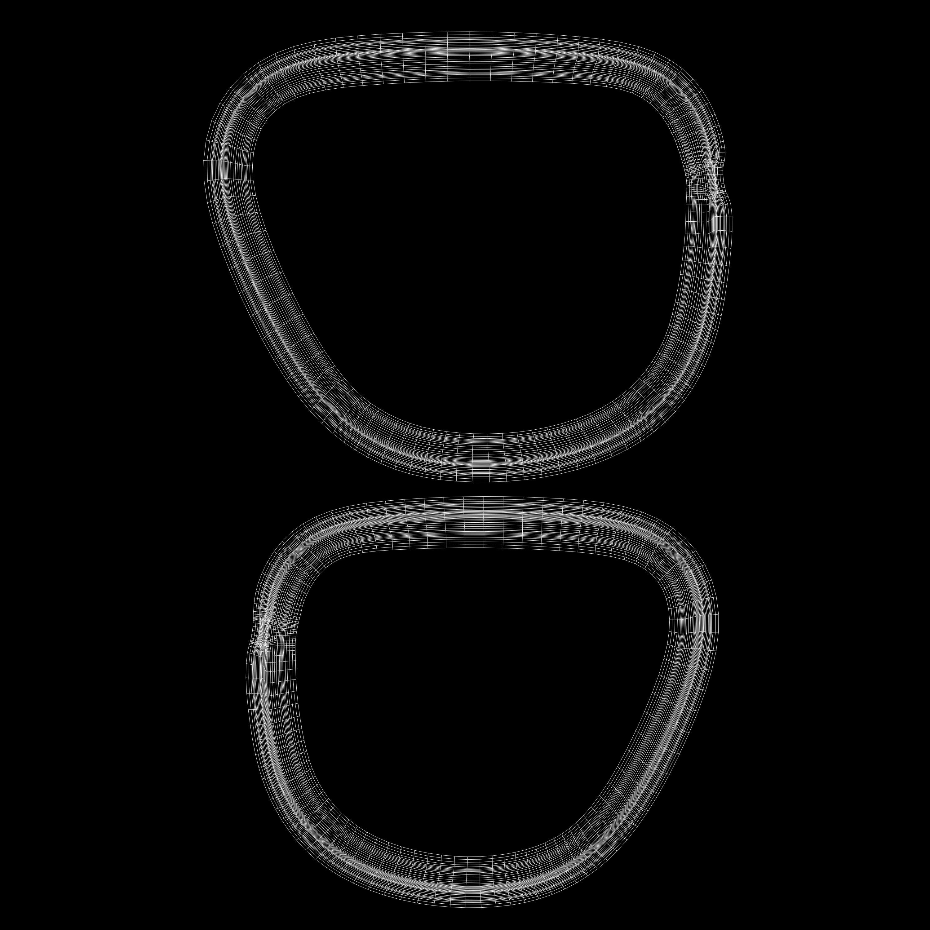 Eyeglasses for Men and Women 3D print model_8