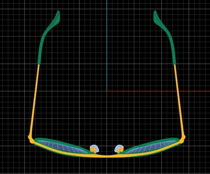 Eyeglasses for Men and Women 3D print model_5