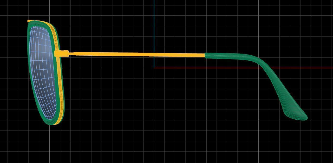 Eyeglasses for Men and Women 3D print model_7