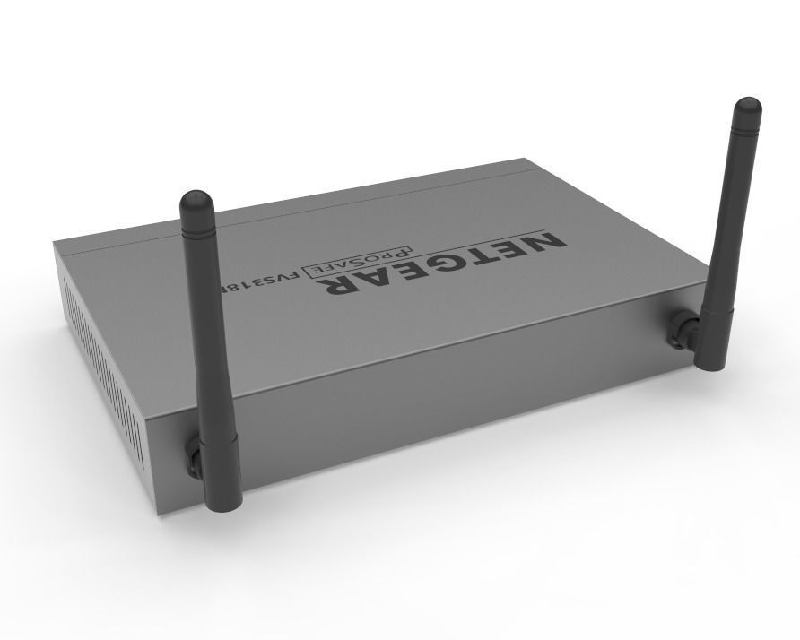 Netgear ProSafe FVS318N Wireless Router 3D model_5