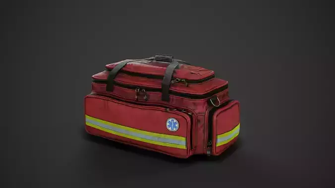 Medical bag Low-poly 3D model