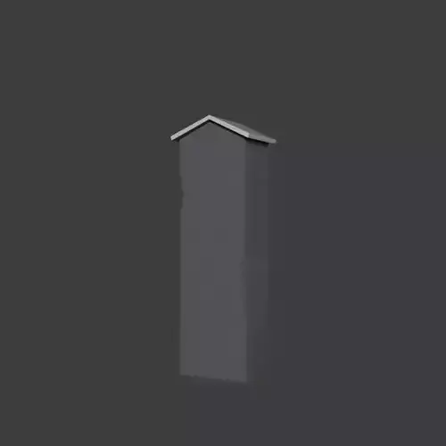 Pillar mailbox Free low-poly 3D model