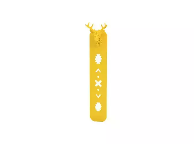 Bookmark with deer head