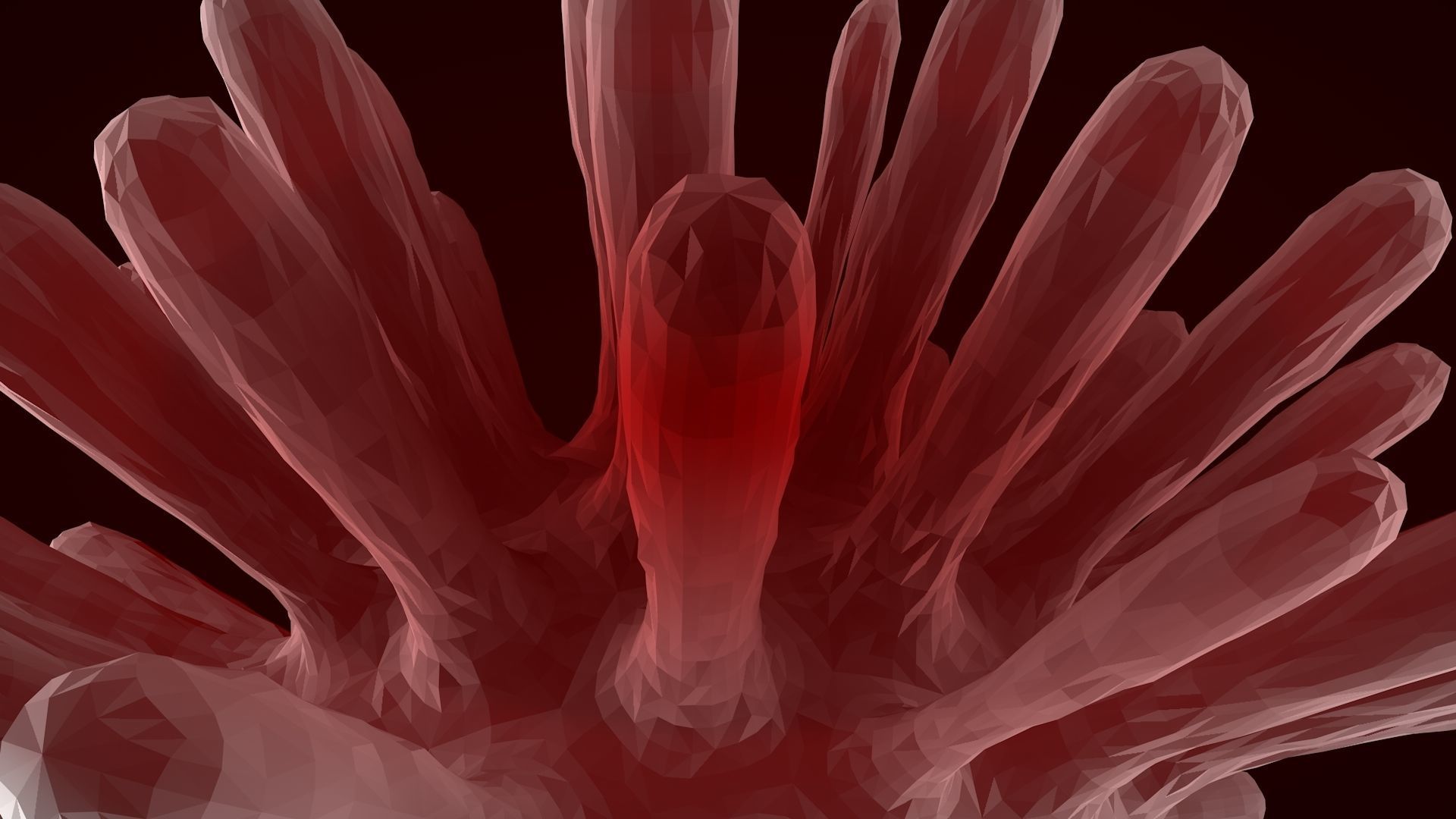 Virus 2 blood cell 3D model_4