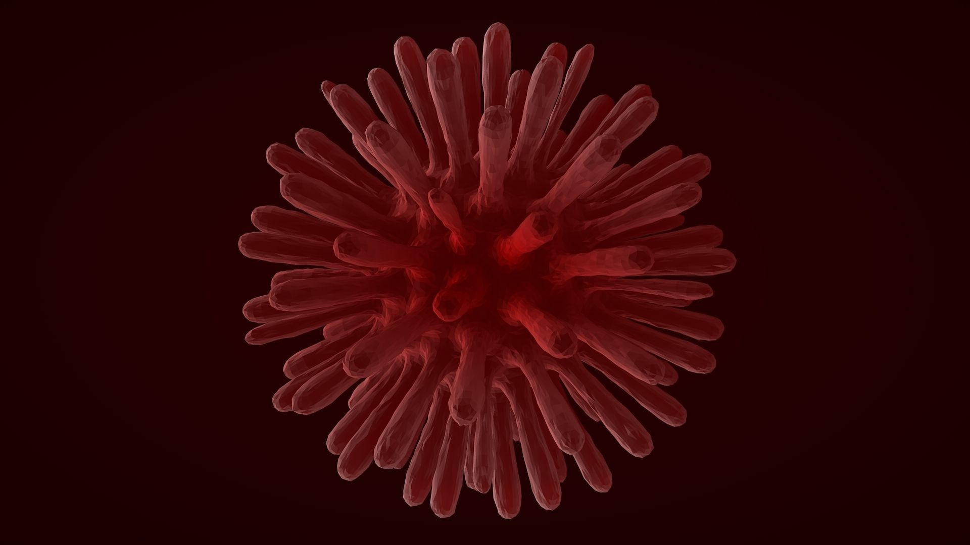Virus 2 blood cell 3D model_3