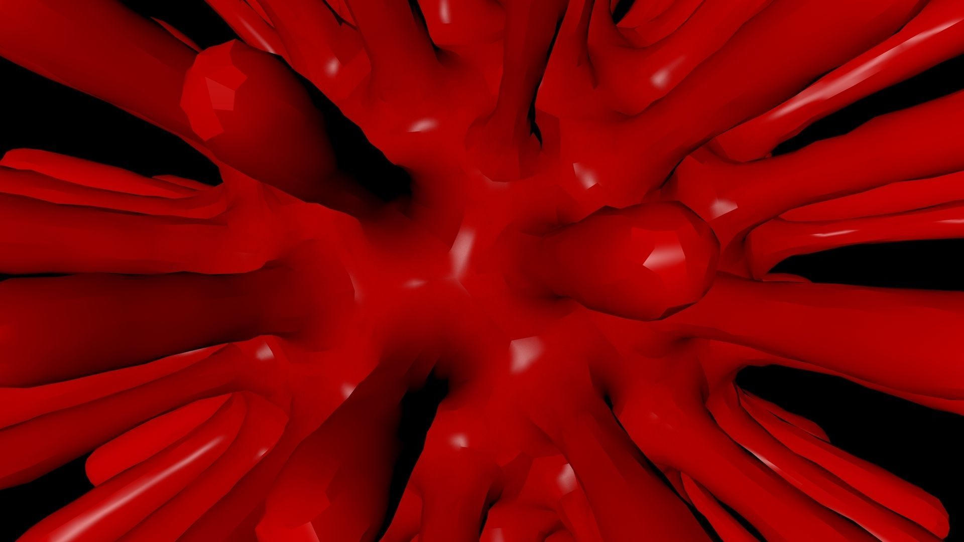 Virus 2 blood cell 3D model_13