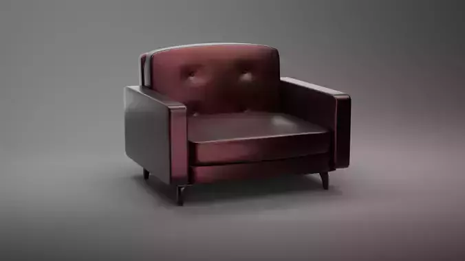 Modern Leather Armchair
