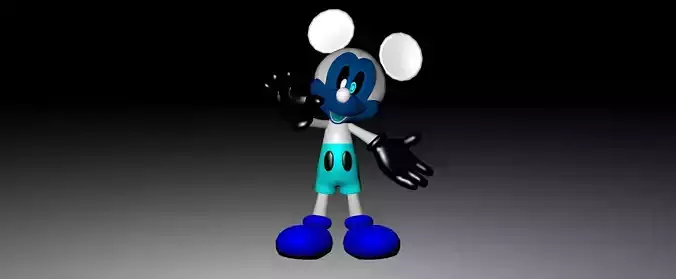 Photo Negative Mickey