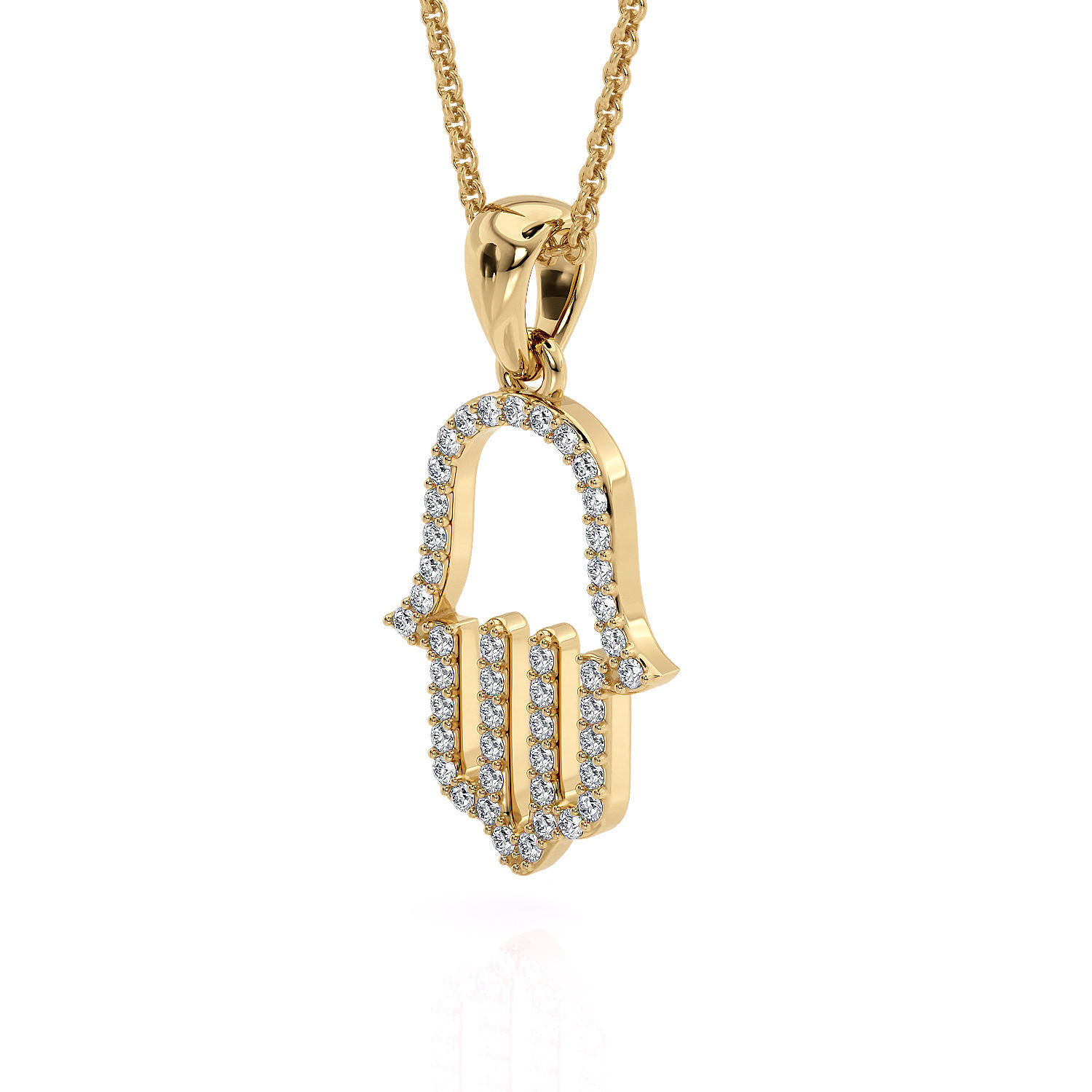 Jewelry Pendant Hamsa Printable model 3D print model_12