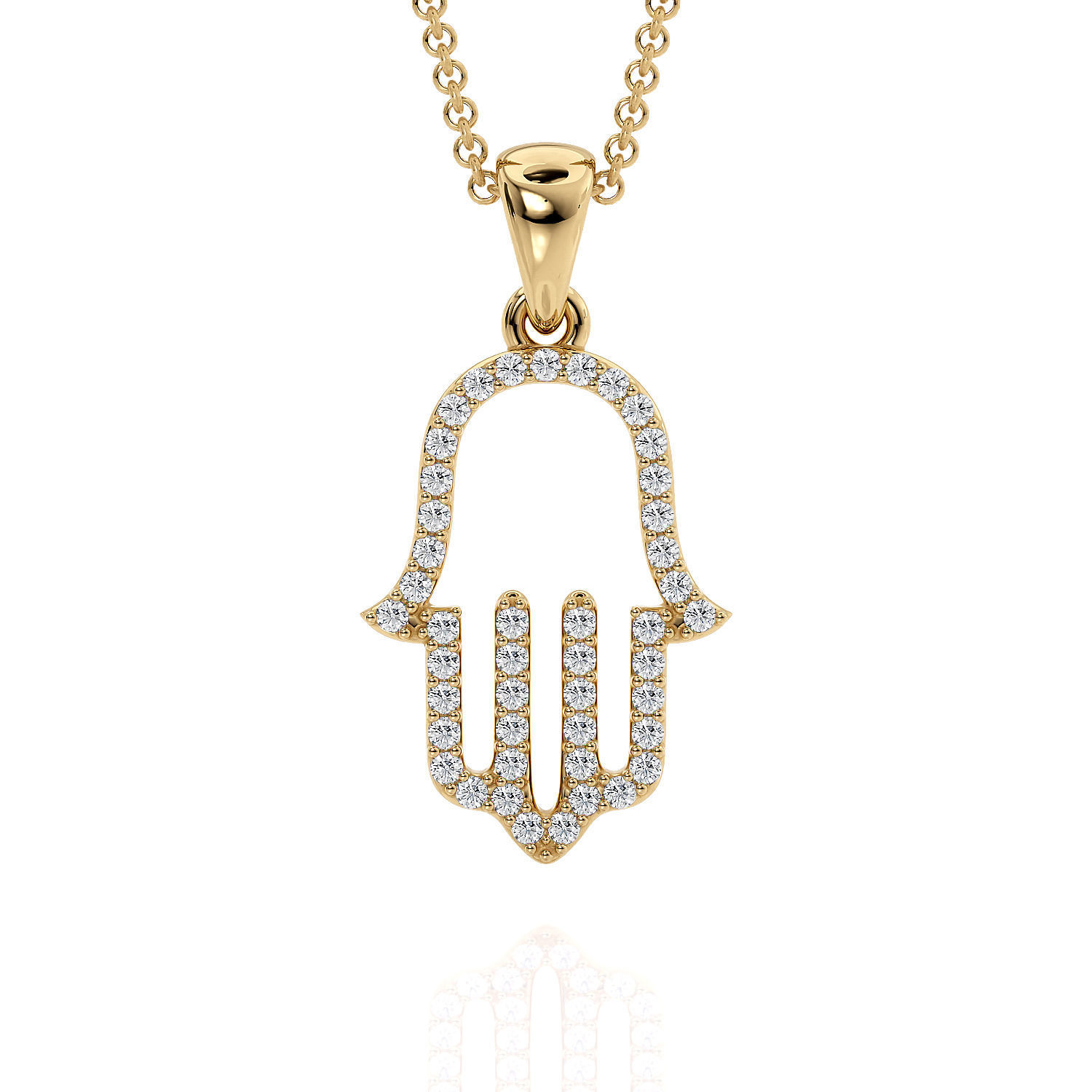 Jewelry Pendant Hamsa Printable model 3D print model_9