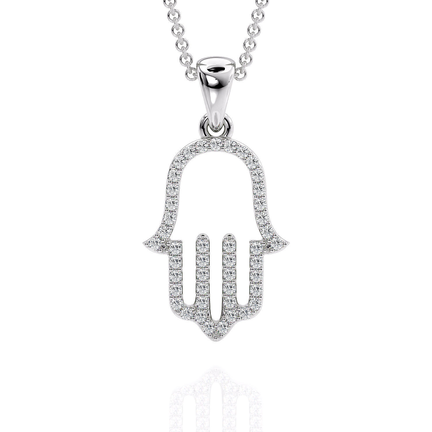 Jewelry Pendant Hamsa Printable model 3D print model_8