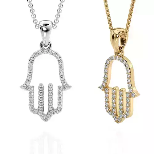 Jewelry Pendant Hamsa Printable model 3D print model