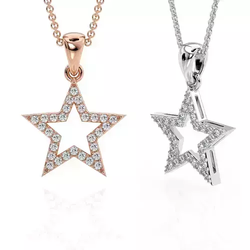 Jewelry Pendant Star 3D Printable model