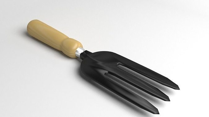 Garden Hand Fork 3D model