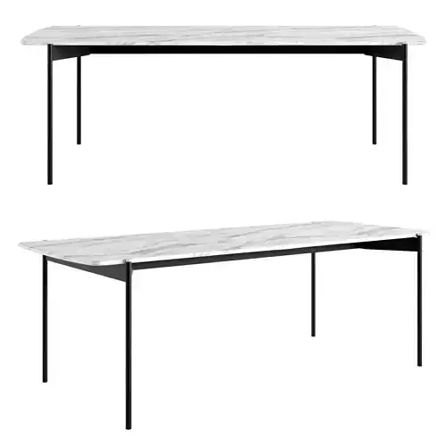 Dining table Augusta BoConcept 3D model