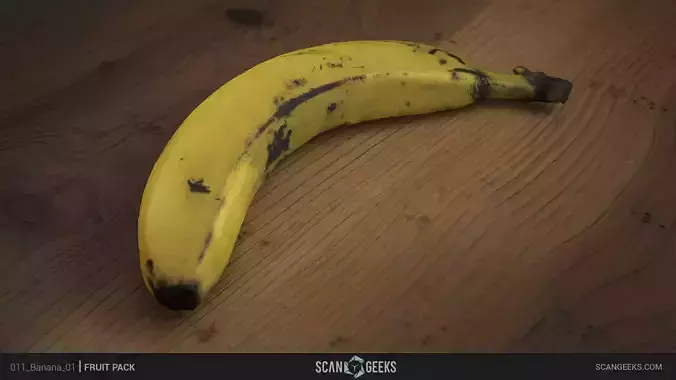 Banana 01 Photogrammetry Asset 3D PhotoScan