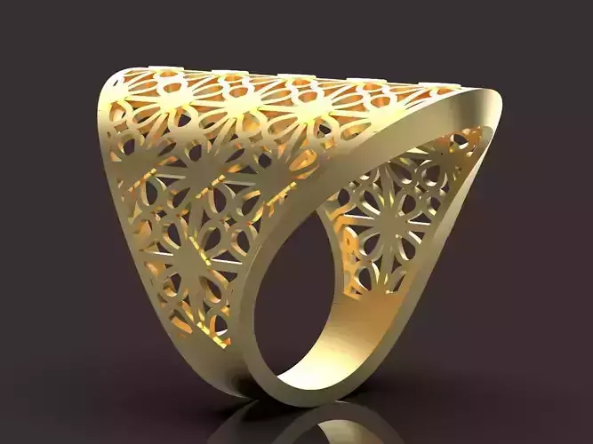 ultra vision Silver Gold  Print Silver Gold  Print